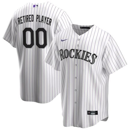 Colorado Rockies Nike Home Pick-A-Player Retired Roster Replica Jersey – White –