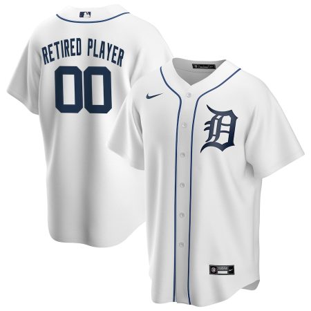 Detroit Tigers Nike Home Pick-A-Player Retired Roster Replica Jersey – White –
