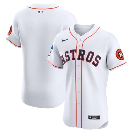 Houston Astros Nike Home Elite Patch Jersey – White –