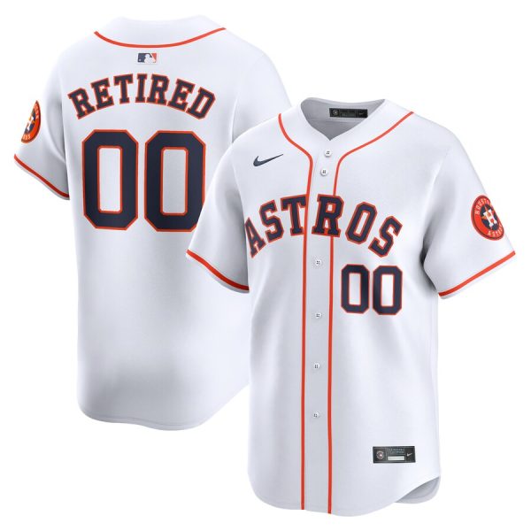 Houston Astros Nike Home Limited Pick-A-Player Retired Roster Jersey – White –