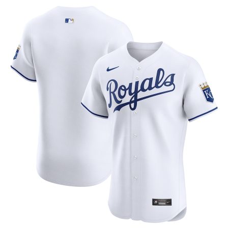 Kansas City Royals Nike Home Elite Jersey – White –