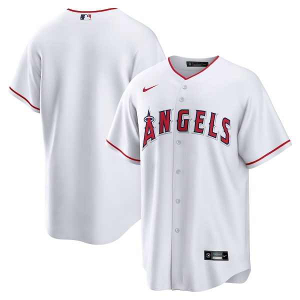 Los Angeles Angels Nike Home Blank Replica Jersey – White –