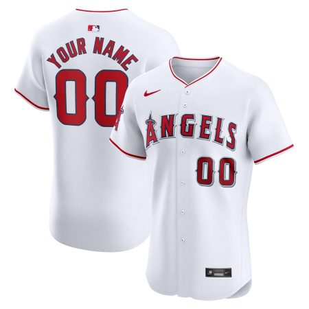 Los Angeles Angels Nike Home Elite Custom Jersey – White –