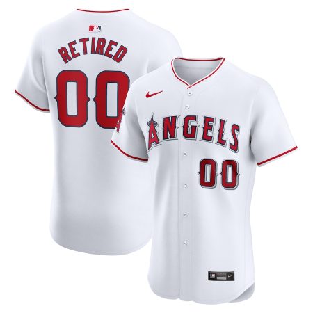 Los Angeles Angels Nike Home Elite Pick-A-Player Retired Roster Jersey – White –