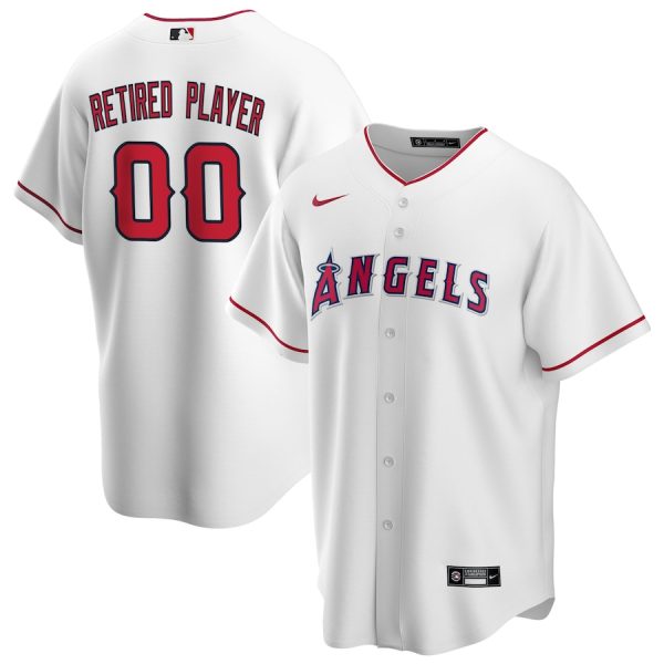 Los Angeles Angels Nike Home Pick-A-Player Retired Roster Replica Jersey – White –