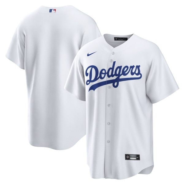 Los Angeles Dodgers Nike Home Blank Replica Jersey – White –