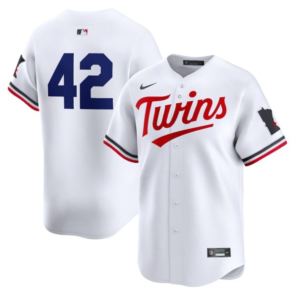 Minnesota Twins Nike 2024 Jackie Robinson Day Home Limited Jersey – White –