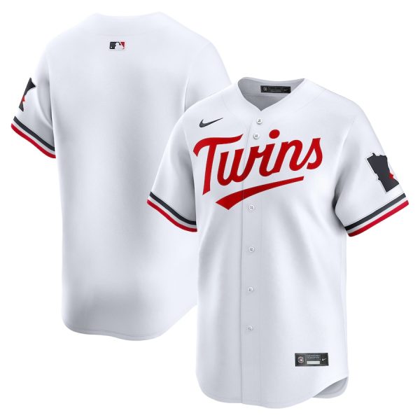 Minnesota Twins Nike Home Limited Jersey – White –