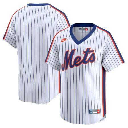 New York Mets Nike Cooperstown Collection Limited Jersey – White –