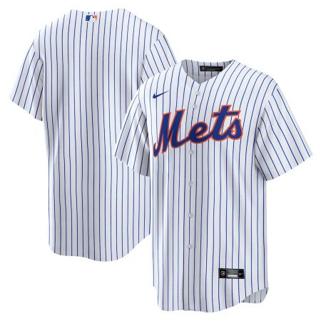 New York Mets Nike Home Blank Replica Jersey – White –