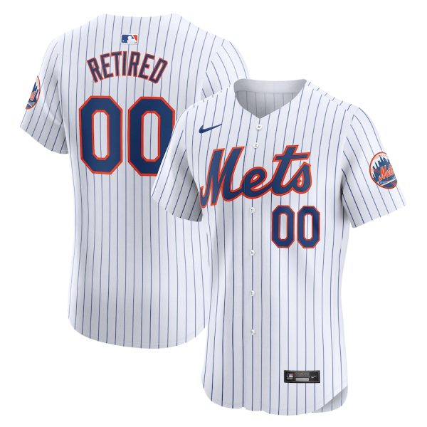New York Mets Nike Home Elite Pick-A-Player Retired Roster Jersey – White –