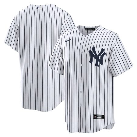 New York Yankees Nike Home Blank Replica Jersey – White –