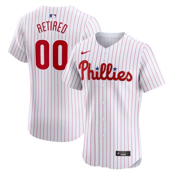 Philadelphia Phillies Nike Home Elite Pick-A-Player Retired Roster Jersey – White –