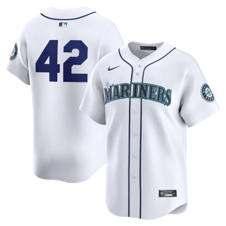 Seattle Mariners Nike 2024 Jackie Robinson Day Home Limited Jersey – White –