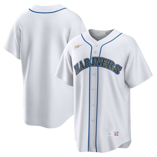 Seattle Mariners Nike Home Cooperstown Collection Team Jersey – White –