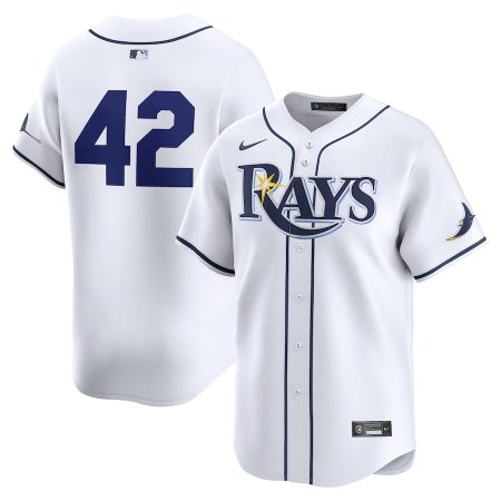 Tampa Bay Rays Nike 2024 Jackie Robinson Day Home Limited Jersey – White –