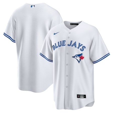 Toronto Blue Jays Nike Home Blank Replica Jersey – White –