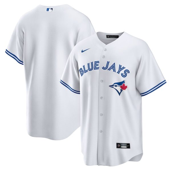 Toronto Blue Jays Nike Home Blank Replica Jersey – White –
