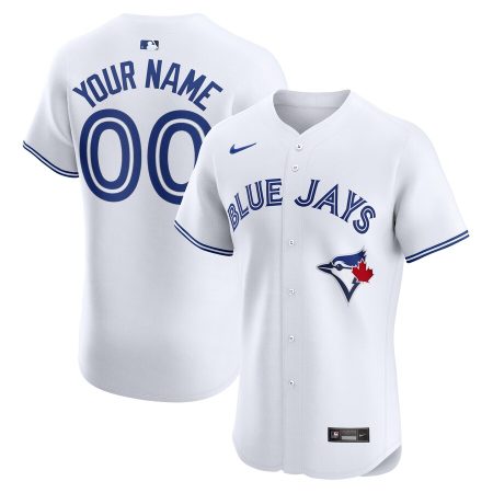 Toronto Blue Jays Nike Home Elite Custom Jersey – White –