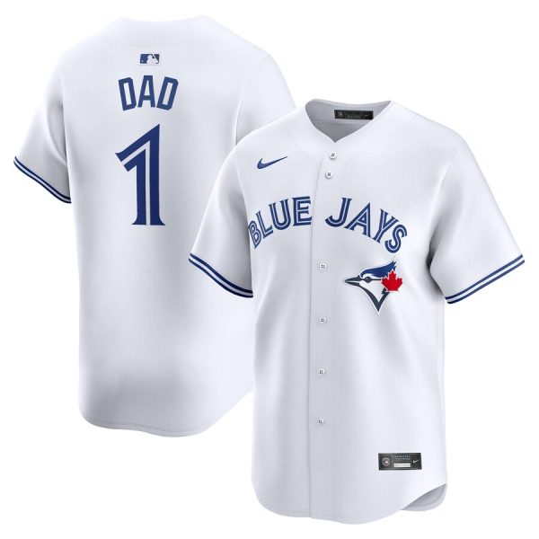 Toronto Blue Jays Nike #1 Dad Home Limited Jersey – White –