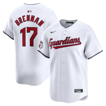Will Brennan Cleveland Guardians Nike Home Limited Player Jersey – White –