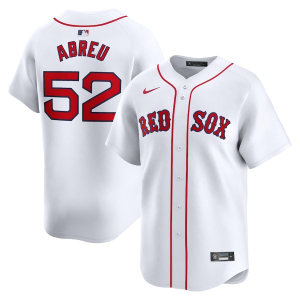 Wilyer Abreu Boston Red Sox Nike Home Limited Player Jersey – White –