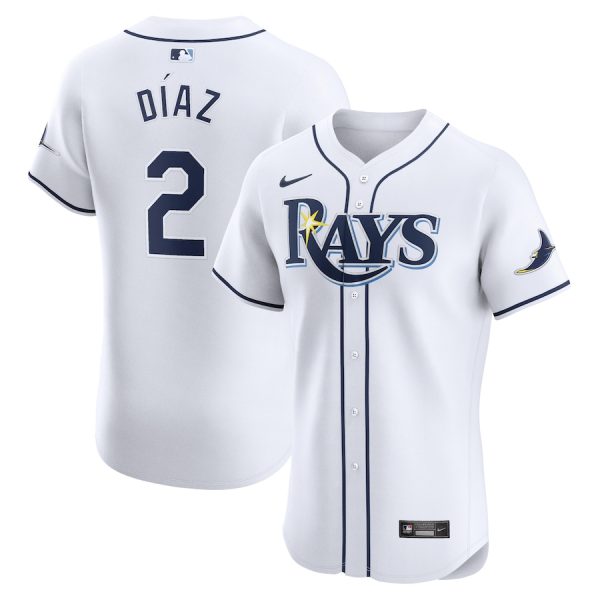 Yandy Diaz Tampa Bay Rays Nike Home Elite Player Jersey – White –