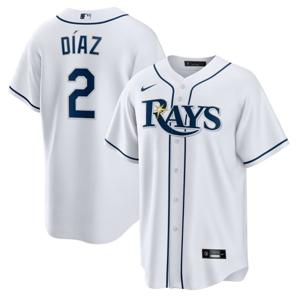 Yandy Díaz Tampa Bay Rays Nike Home  Replica Player Jersey – White –