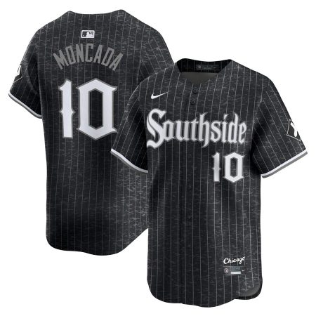 Yoán Moncada Chicago White Sox Nike City Connect Retired Player Jersey – Black –