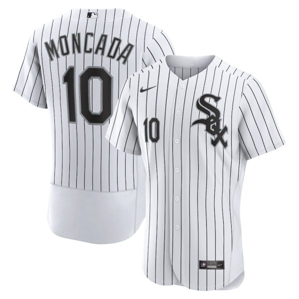 Yoan Moncada Chicago White Sox Nike Home Player Jersey – White –
