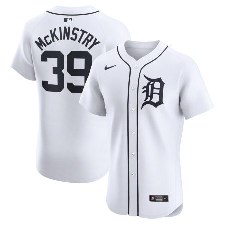 Zach McKinstry Detroit Tigers Nike Home Elite Player Jersey – White –