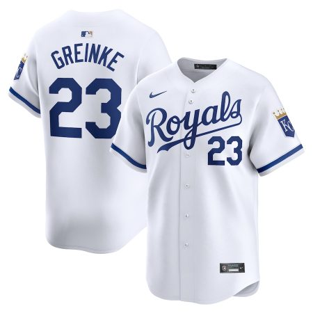 Zack Greinke Kansas City Royals Nike Home Limited Player Jersey – White –