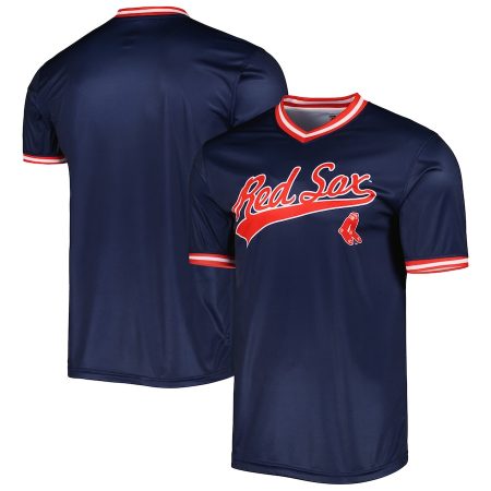 Boston Red Sox Stitches Cooperstown Collection Team Jersey – Navy –