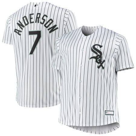 Tim Anderson Chicago White Sox Big & Tall Replica Player Jersey – White –