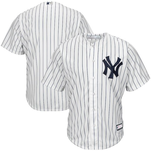 New York Yankees Big & Tall Replica Team Jersey – White –