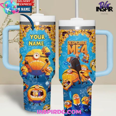 Minions Cartoon Custom  Quencher 40oz Stainless Steel Tumbler HG