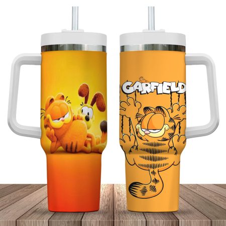 The Garfield Quencher 30oz or 40oz Stainless Steel Tumbler With Handle HCA