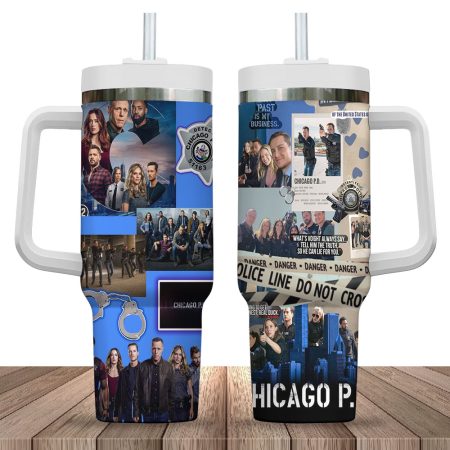 Chicago P.D. Custom Quencher Stainless Steel Custom Quencher 30oz or 40oz Tumbler With Handle HC