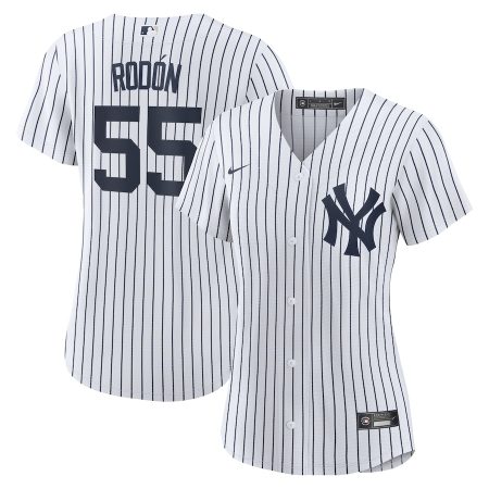 Carlos Rodon New York Yankees Nike Women’s Home Official Player Jersey – White/Navy –