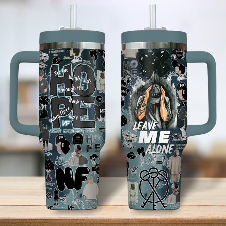 NF Music Custom Stanley Quencher 30oz or 40oz Stainless Steel Tumbler With Handle HG