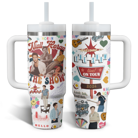 Niall Horan Music Custom Stanley Quencher 30oz or 40oz Stainless Steel Tumbler With Handle HG
