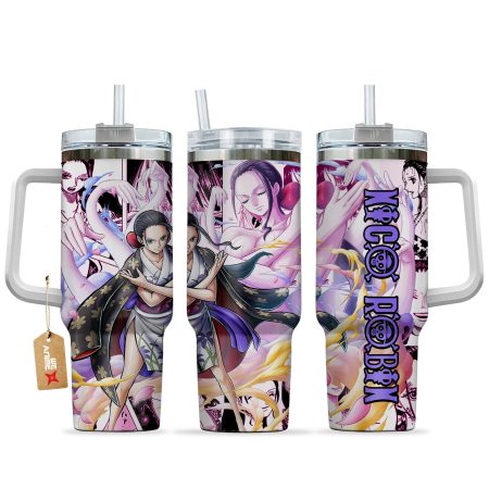 Nico Robin One Piece Anime  Custom Quencher 30oz or 40oz Stainless Steel Tumbler With Handle HG
