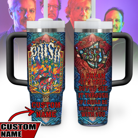 Phish Band Music Custom Stanley Quencher 30oz or 40oz Stainless Steel Tumbler With Handle HG