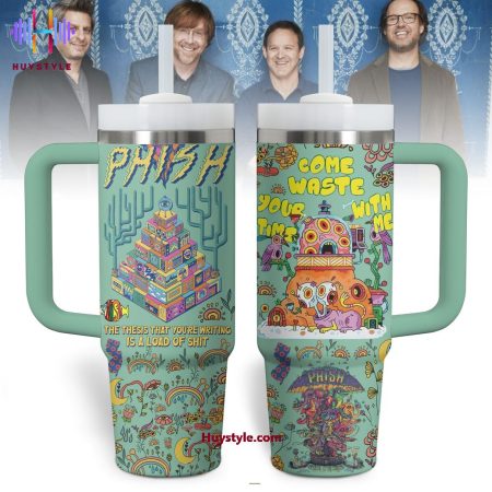 Phish Band Music Custom  Quencher 40oz Stainless Steel Tumbler HG With Handle