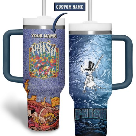 Phish Band Music Custom  Quencher 40oz Stainless Steel Tumbler HG With Handle