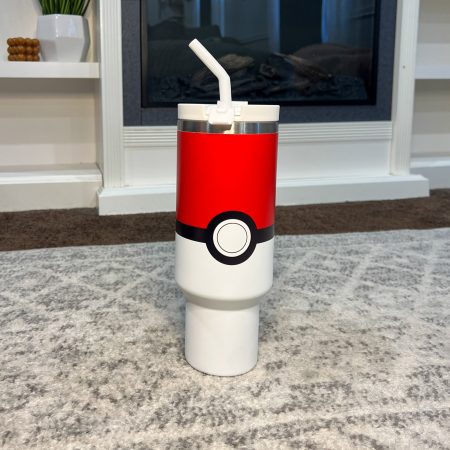 Pokemon Custom Stanley Quencher 30oz or 40oz Stainless Steel Tumbler With Handle HG