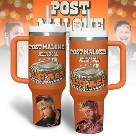 Post Malone Music Custom Stanley Cup 40 oz 30 oz Tumbler With Handle