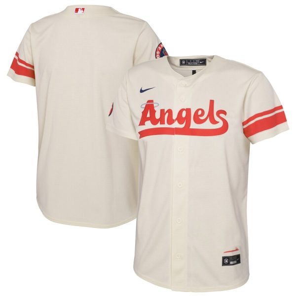 Los Angeles Angels Nike Preschool City Connect Replica Jersey – Cream –