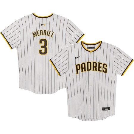 Jackson Merrill San Diego Padres Nike Preschool Home Player Game Jersey – White –