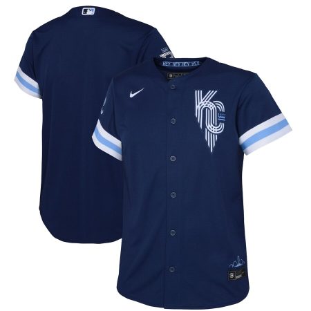 Kansas City Royals Nike Preschool City Connect Replica Jersey – Navy –